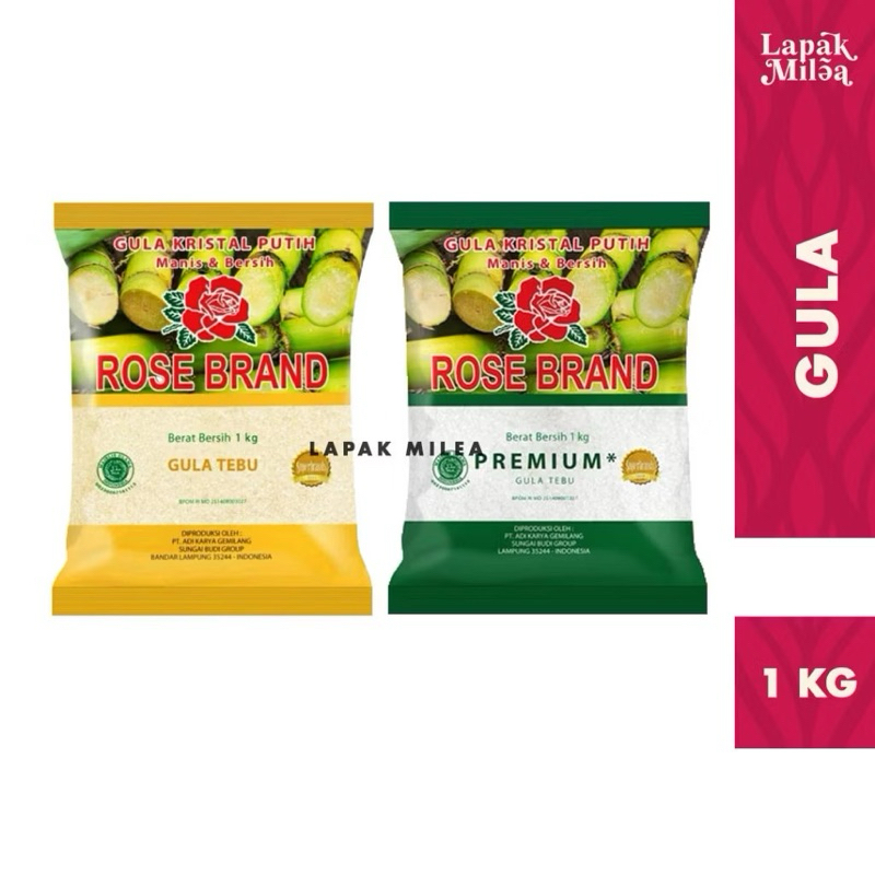 

Rose Brand GULA KUNING PUTIH KRISTAL