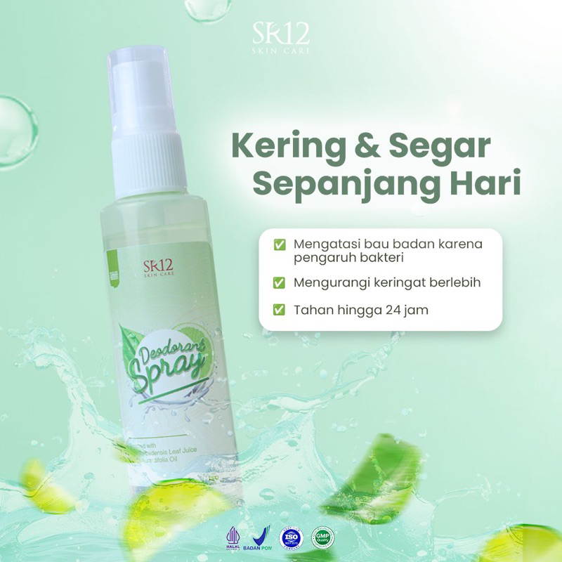 Deodorant Deodorant Spray menghilangkan bau ketek bikin ketty cerah Deo SR12