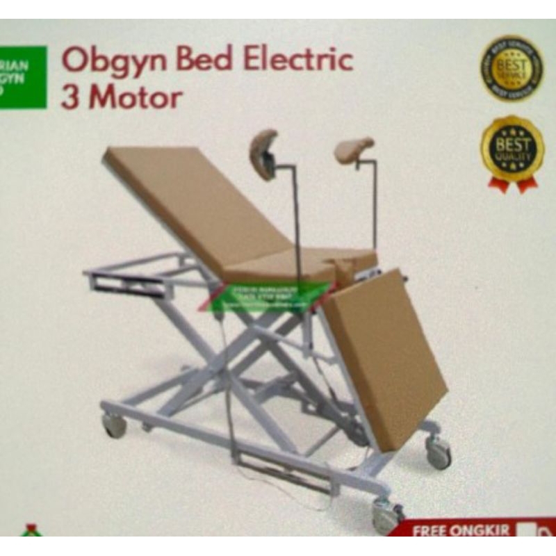 bed ranjang obgyn bed  elektrik 3 motor
