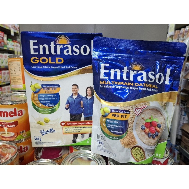 

Entrasol Gold 560gr dan Entrasol outmeal
