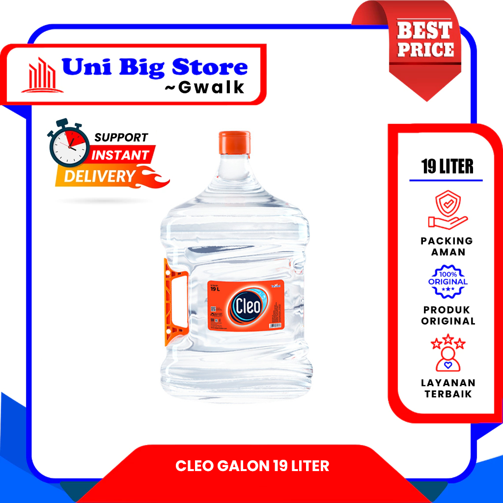 

CLEO AIR MINUM REFILL + GALON - 19 Liter