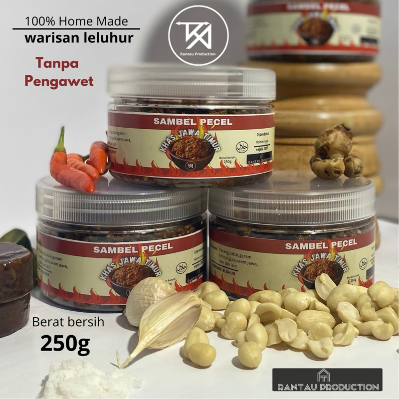 

Sambal Pecel Khas Jawa Timur – Resep Leluhur, 100% Homemade, Tanpa Pengawet
