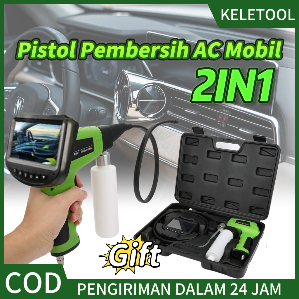 [100% ORI]  Alat Cleaning Evaporator Mobil Pembersihan AC Mobil Pistol Pembersih Evaporator AC Pisto