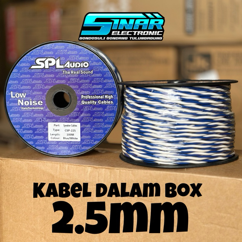 KABEL DALAM BOX SPL AUDIO 2.5MM l 2.5 ORIGINAL [ECER METERAN]