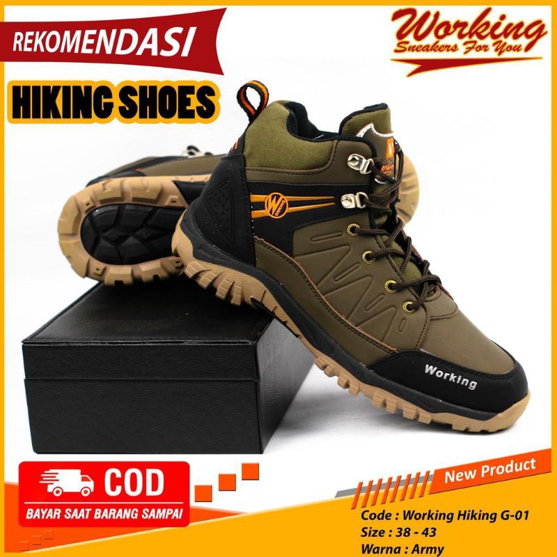 Sepatu Gunung/Hiking Outdoor Pria Waterproof
