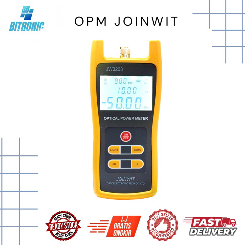 OPM JOINWIT 3208 /  optical power meter joinwit 3208 / opm jw