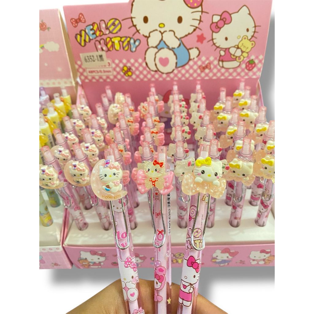 

RB 1 Box (48 Pcs) Pulpen Karakter Kuromi Sanrio Pulpen Pena Murah Sanrio Stationery Koleksi Imut