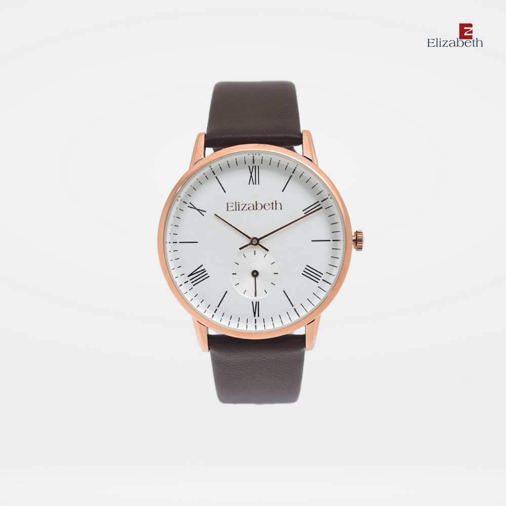 Jam Tangan Pria - Elizabeth | Leather Strap 2208-0103