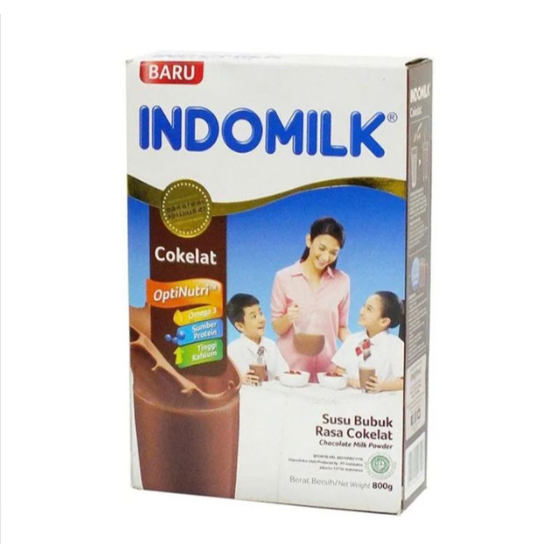 

INDOMILK BELGIAN COKLAT 800GR - INDOMILK Susu Bubuk Instan Cokelat 800 g