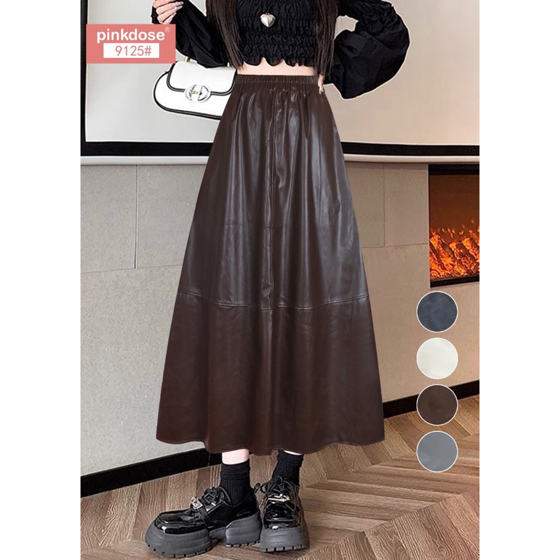 GADISKU Luna Skirt | Leather Skirt | Rok Kulit Wanita
