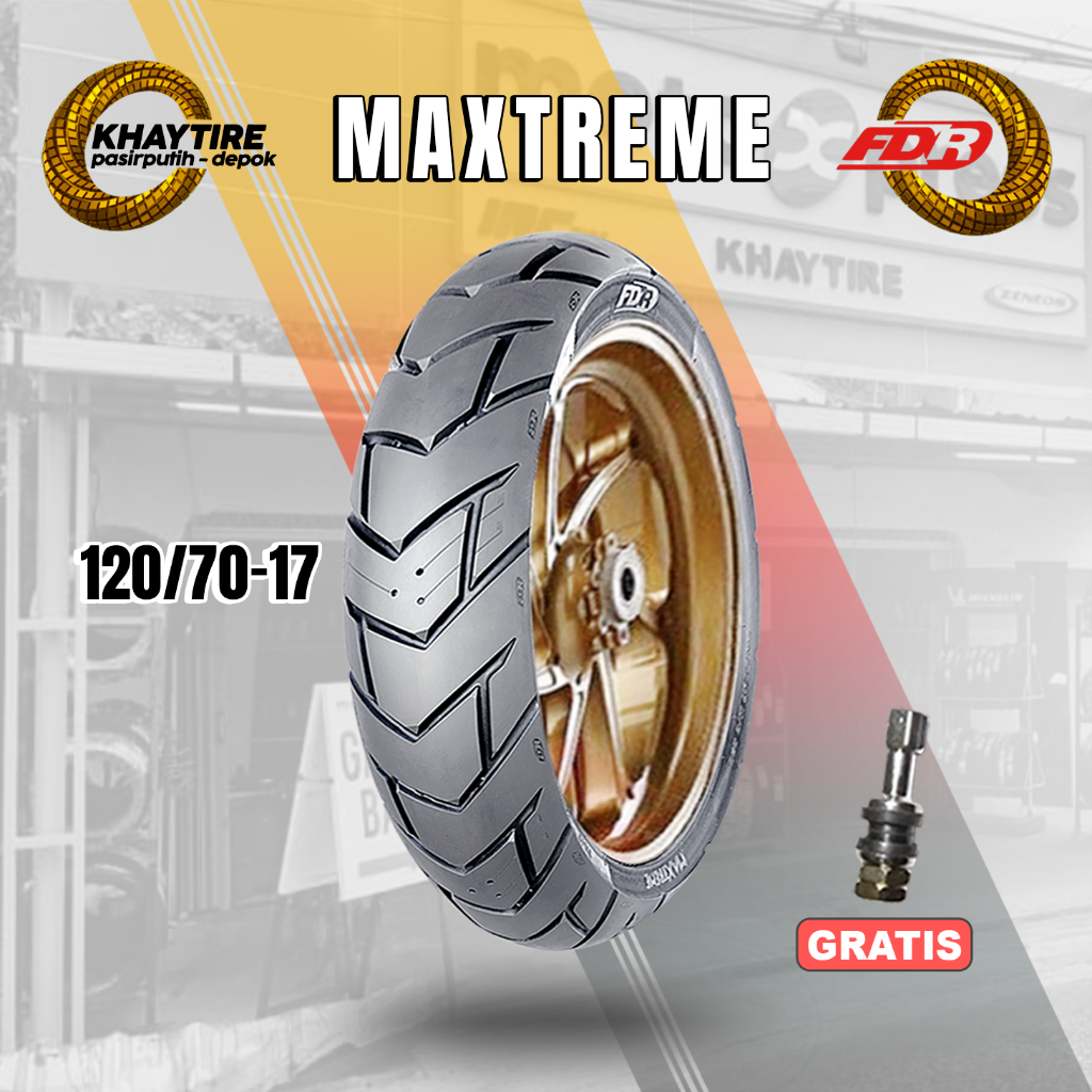 Ban Motor Touring - Supermoto FDR MAXTREME 120/70-17 Tubeless