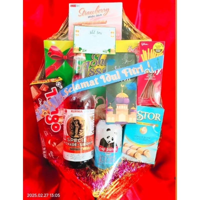 

Parcel Snacks Sirup Lebaran Hampers Idul Fitri Terlaris Gift Kado Set Free Kartu Ucapan
