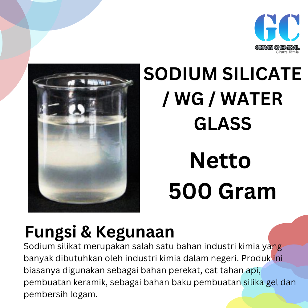 

GC Sodium Silicate Glass 500 Gram