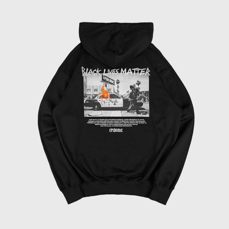 Hoodie Epidemic Black Lives Matter Sweater Pria Wanita