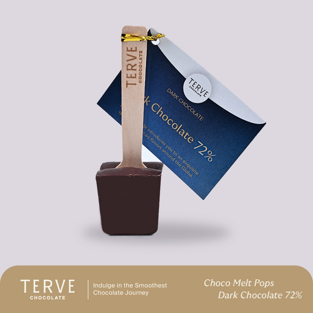 

Terve Dark Chocolate 72% Melt Pops 30gr