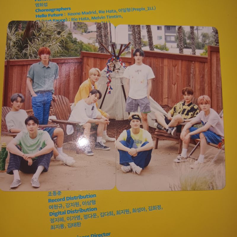 ready official photocard dicon unit set nct 127