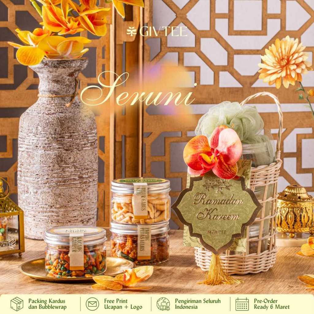 

GIVTEE Hampers Lebaran 2025 | SERUNI - Hampers Lebaran Idulfitri Murah Unik Lucu