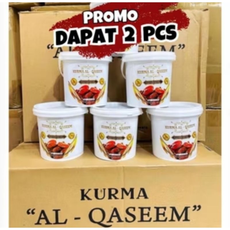 

500 GR Paket Hemat 2 EMBER Kurma Al Qaseem Ember 500 Gr - Baru, Exp 2026