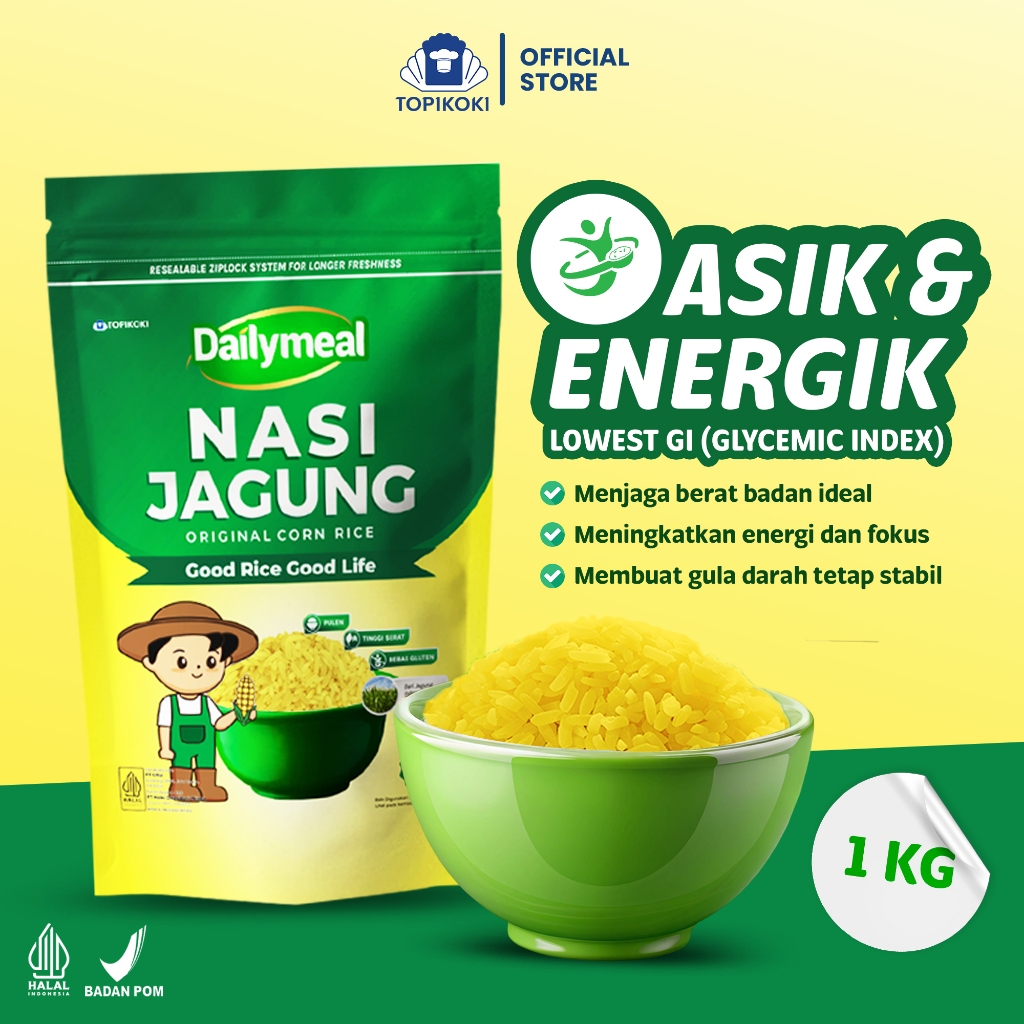 

Dailymeal - Nasi Jagung 1 kg - Corn Rice