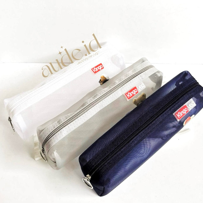 

AUDE - Bear Pencil Case | Kotak Pensil Jaring | Kotak Pensil Beruang | Kotak Pensil Sekolah | Kotak Pensil Anak | Kotak Pensil Jaring Transparant | Kotak Pensil