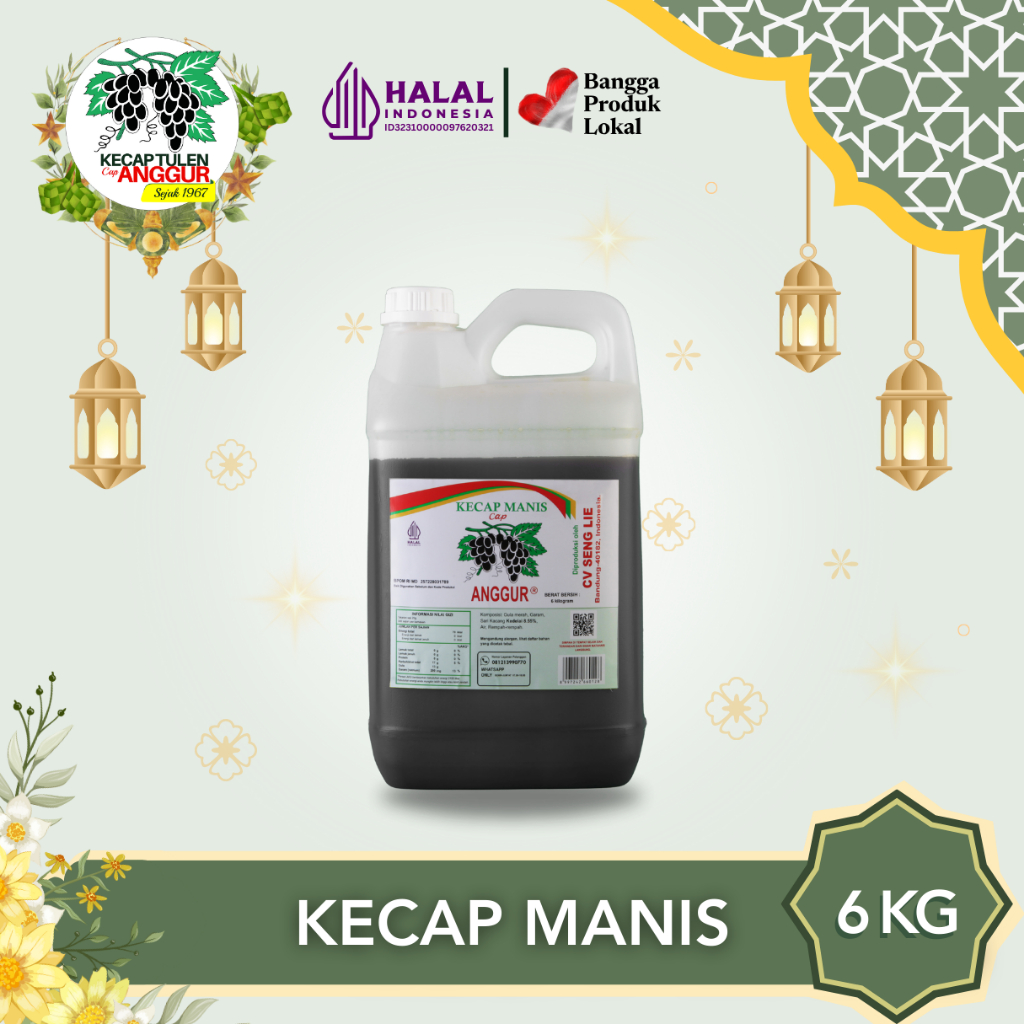 

Cap Anggur Kecap Manis Reguler 6kg (Jeriken)