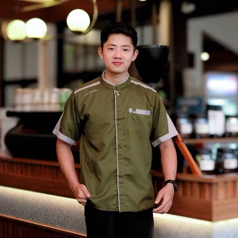 Baju Koko Pria Lengan Pendek El Rumi Motif Yisunsin Terlaris Baju Koko Modern