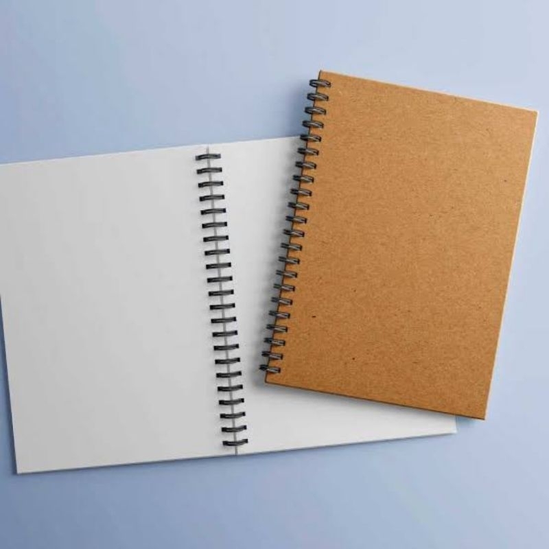 

Buku Spiral Sketsa Notebook Sketchbook Polos A5 A6 Kraft Isi 100 Halaman Brown Paper / Bookpaper Cream / Buku Gambar / Kraft / Diary Journal Book / Note Book / Buku Diari