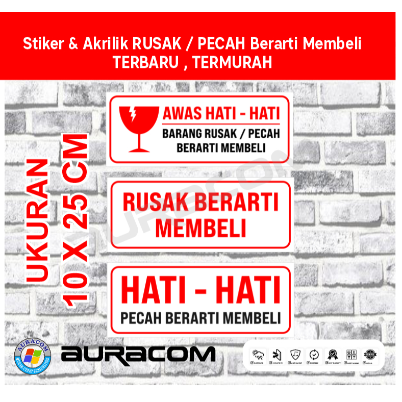 

Stiker & Akrilik RUSAK / PECAH Berarti Membeli TERBARU , TERMURAH ( E22 )