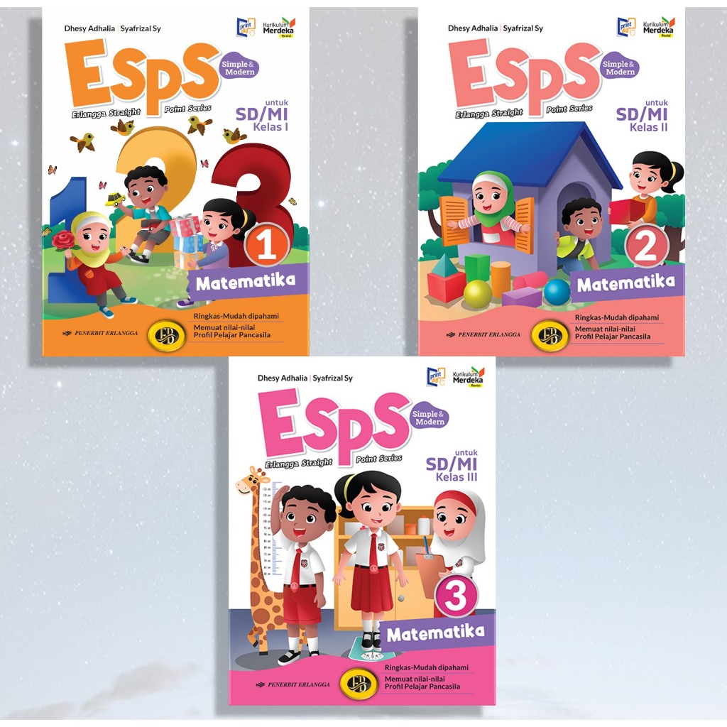 [Penerbit Erlangga] ESPS MATEMATIKA KELAS 1, 2, 3, 4, 5, 6 KURIKULUM MERDEKA