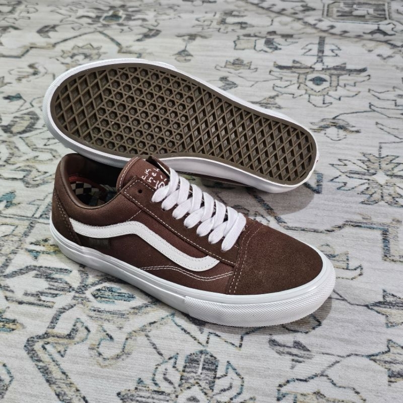Vans x Nick Michael Old Skool Skate Brown White (ORIGINAL BNIB RESMI PT NAVYA)