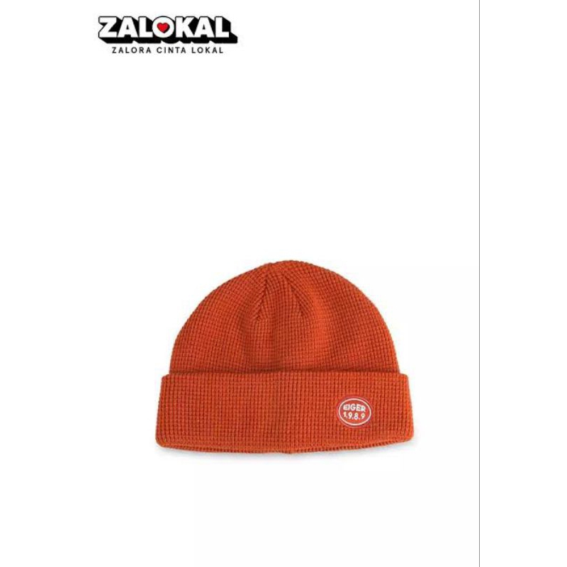 beanie Hat Eiger Wandarhaul Mustard Original