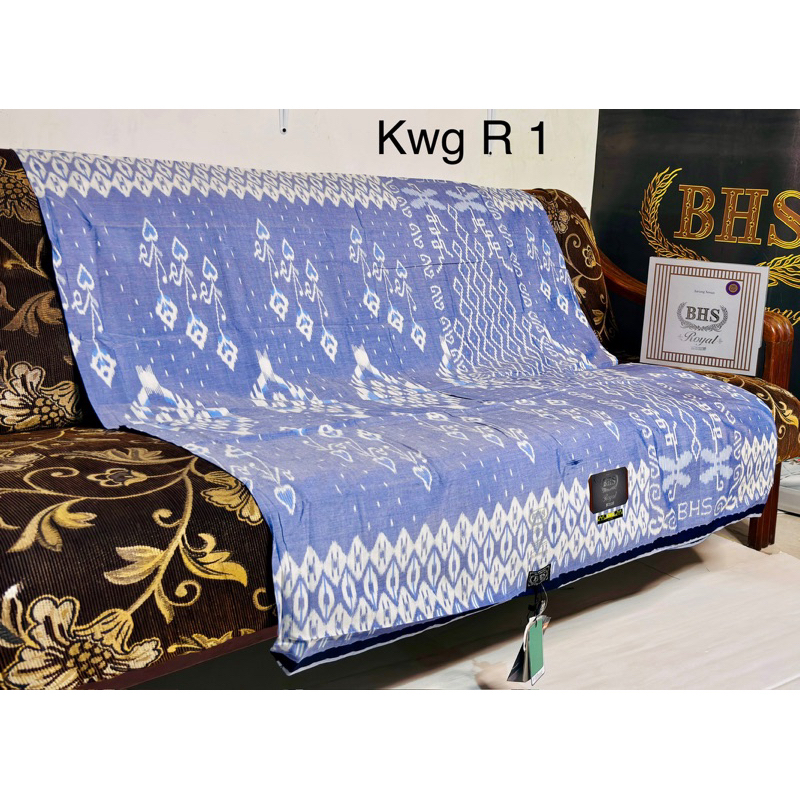SARUNG BHS ROYAL JAHIT TENGAH SUTRA 50% SILVER KAWUNG STOCK LIMITED