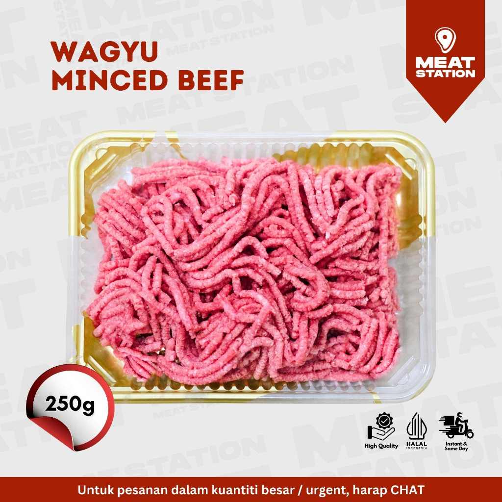 

RB Wagyu Minced Beef / Daging Sapi Giling / Ground Beef/ Minced Beef 250g