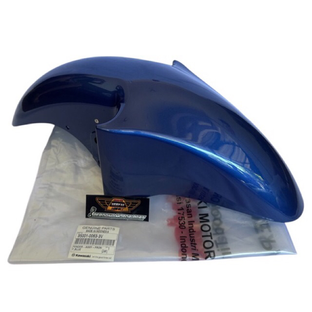 Fender Spakbor Depan Biru KIS Kawasaki Ninja 150 SS R KIS 35001-0063-3V