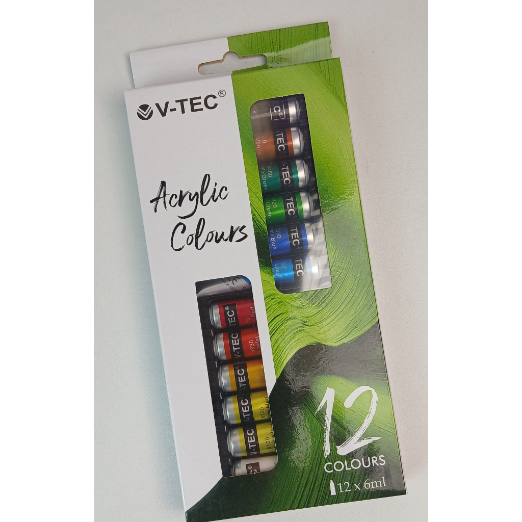 

HJK Cat Acrylic V-Tec 12 Warna (6 ml)