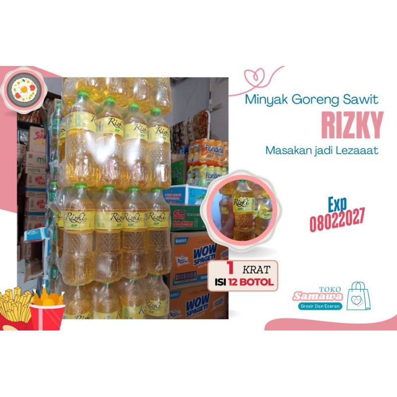 SAMAWA - RIZKI MINYAK GORENG 1 KRAT ISI 12