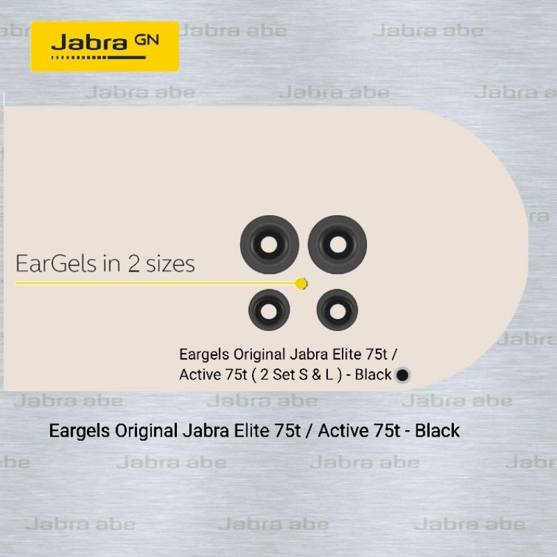 Eargels Jabra Elite 75t / Active 75t Original
