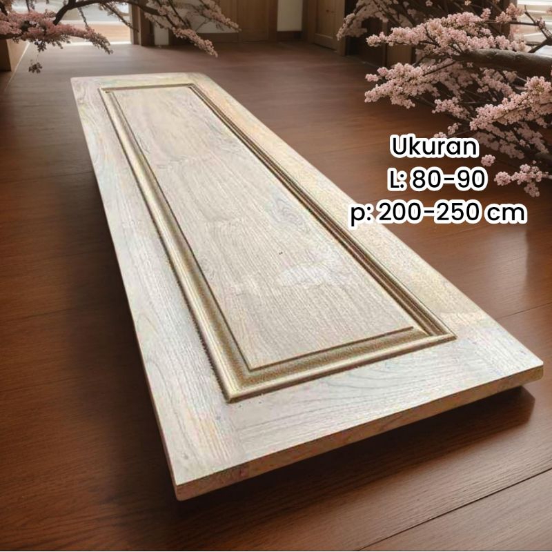 pintu kayu jati perhutani luxlite