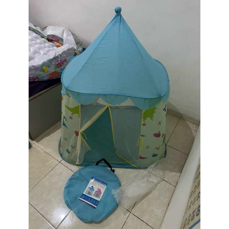 preloved playten mainan anak tenda rumah-rumahan besar