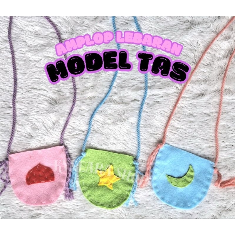 

amplop lebaran anak model tas lucu