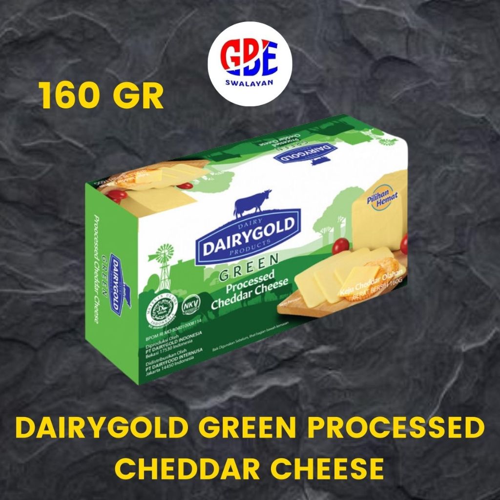

Dairygold Green Processed Cheddar Cheese 160 GR