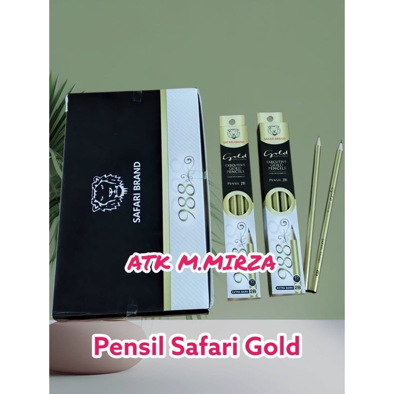 

Pensil 2B Safari Brand Gold SF-988 /pak