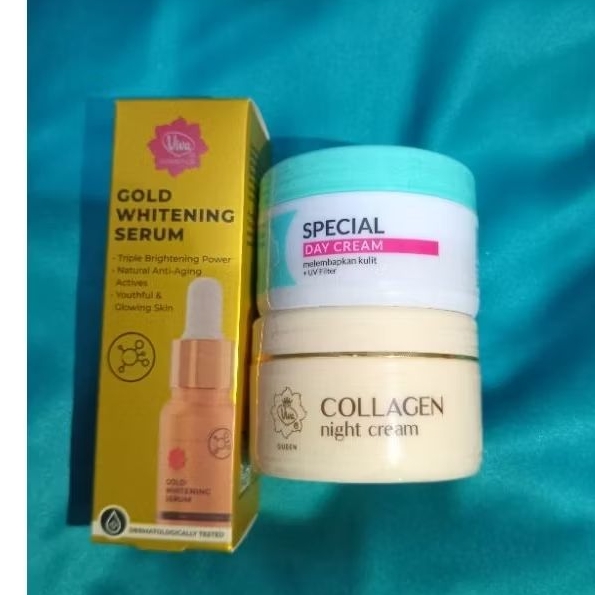 Paket Viva Skincare / Paket Wajah Glowing dan Flek / Viva Serum Skincare / Viva Day Cream