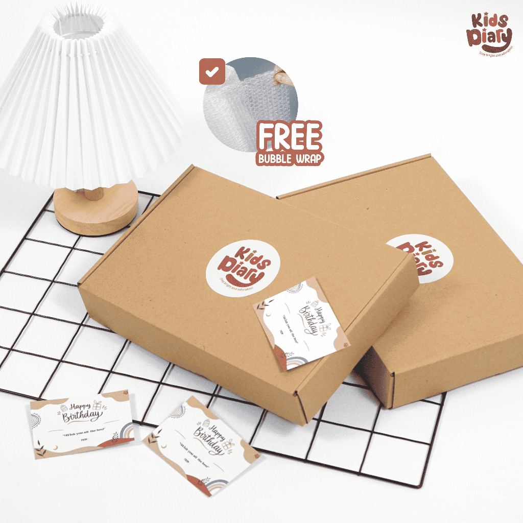 

Packing & Paper Bag Free Bubble Wrap dan Greeting Card