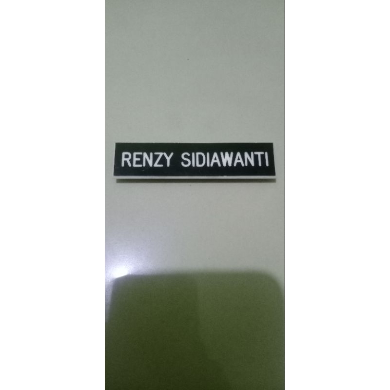 papan nama pdh PNS /nametag pdh PNS / nama dada security dan lain-lan