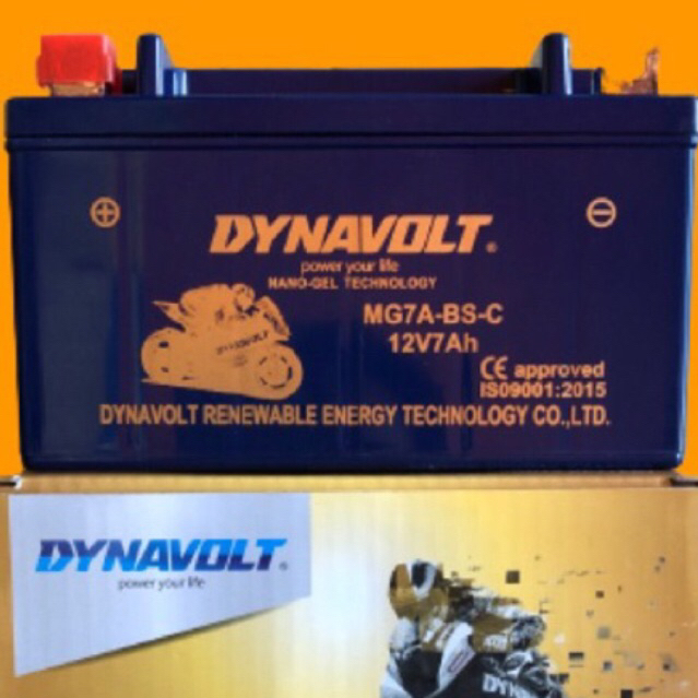 dyanvolt mg7a-bs-c - aki dynavolt ninja 250 ninja250 - aki motobatt ninja250 fi karbu