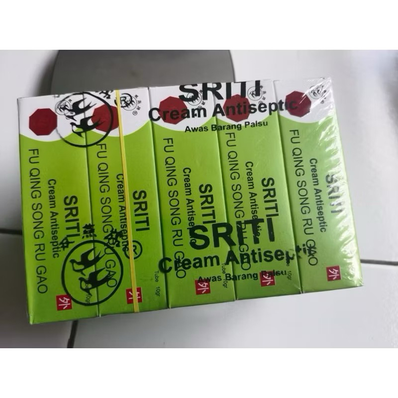 Salep Sriti Cream Antiseptic Sulusi Ampuh Untuk Kulit Anda - Per Pack Isi 25 - Perawatan, Treatment,