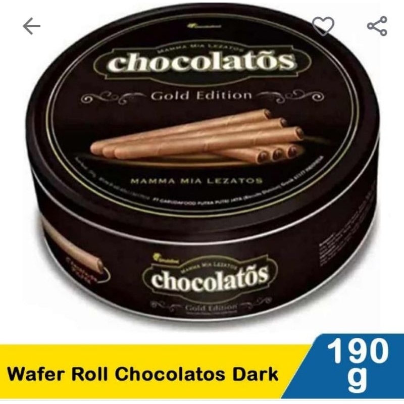 

Gery Wafer Roll Chocolatos Dark 190g