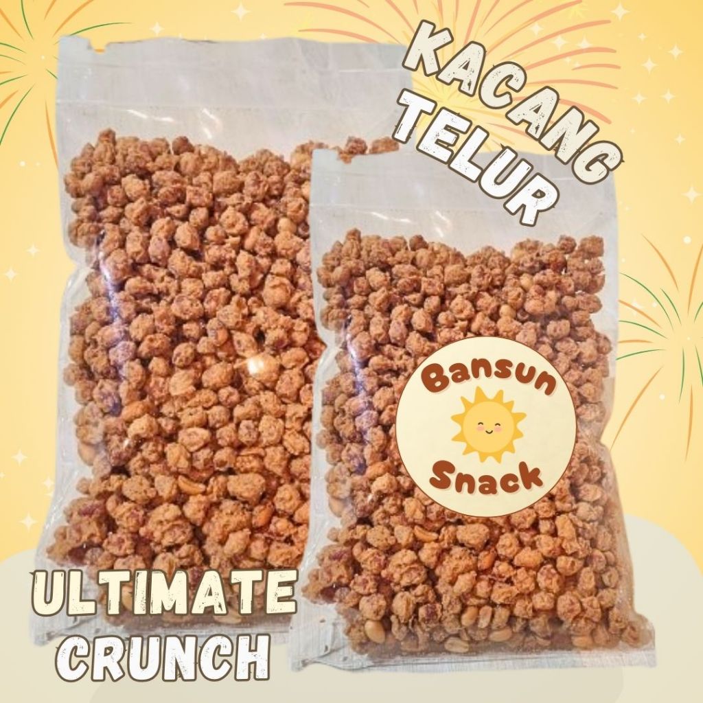 

Kacang Telur Medan Kriting | Kacang Arab Kribo | Gurih & Renyah 250g 500g