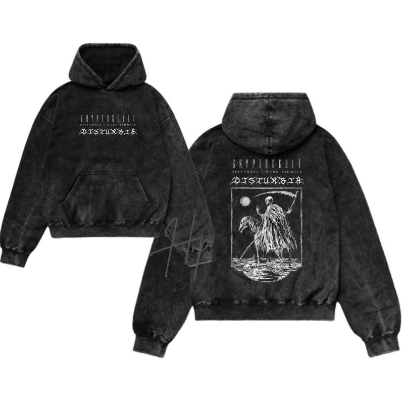 Hoodie Washing Disturbia Cotton Plecce Gramasi 300 Good Quality